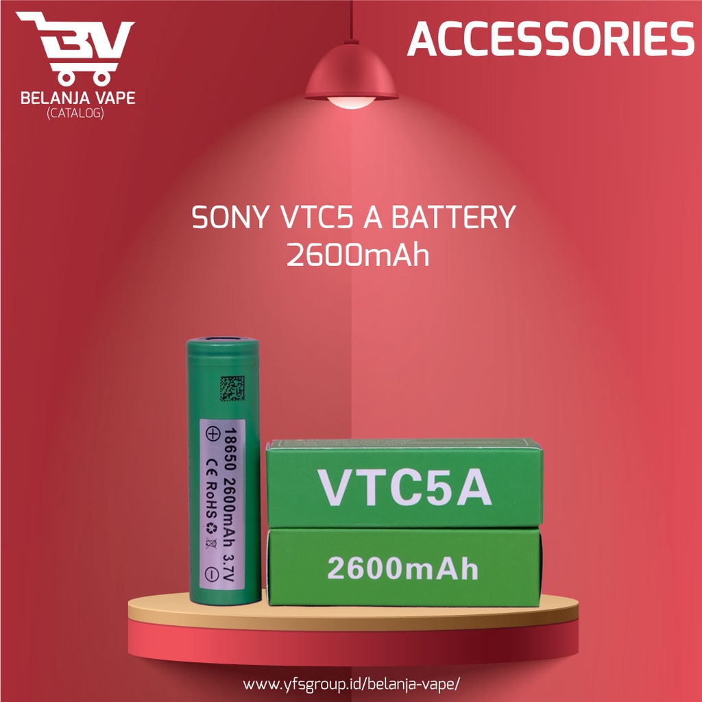 Jual Sony VTC 5A 18650 2600mAh Per pcs - BVBT | Shopee Indonesia