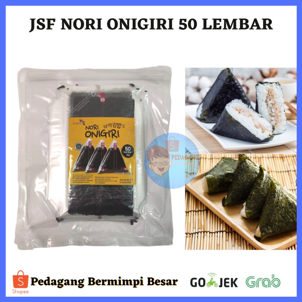 Jual Jsf Nori Onigiri Lembar Nori Onogiri Nori Wrapper Khusus Bungkus Nori Triangle Sushi