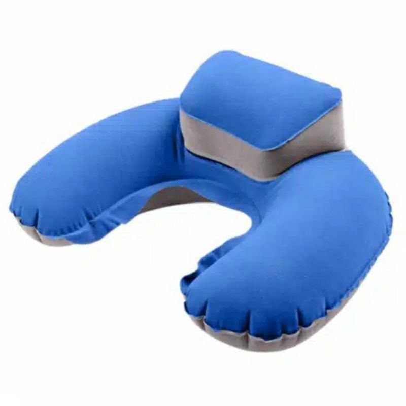 Jual Bantal Leher Bantal Angin Leher Tiup PVC Inflatable U-Shape ...