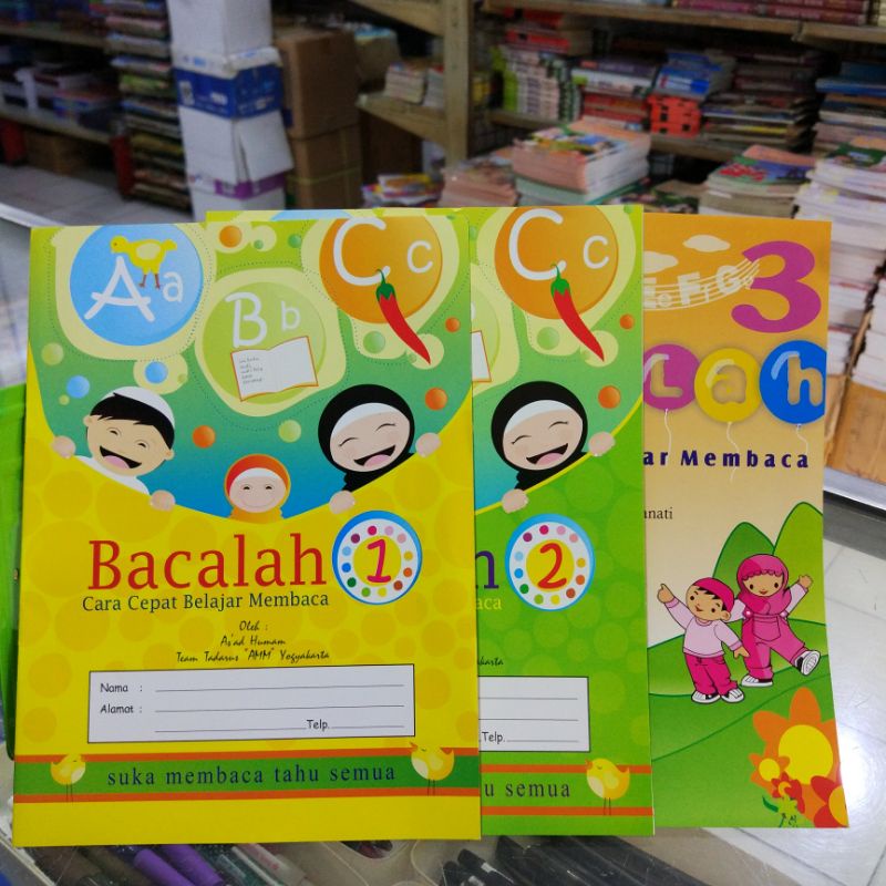 Jual Bacalah 1, 2 Dan 3. Cara Cepat Belajar Membaca. Jilid 1 Cover Baru ...