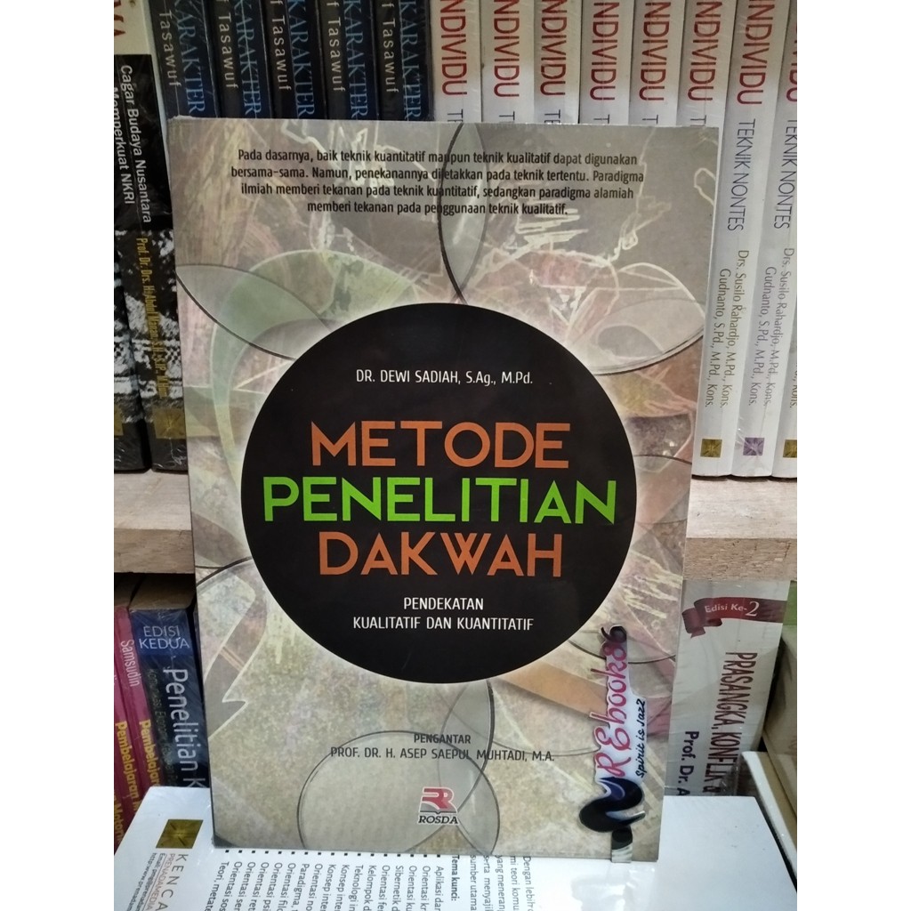 Jual Metode Penelitian Dakwah ( Pendekatan Kualitatif dan Kuantitatif ...