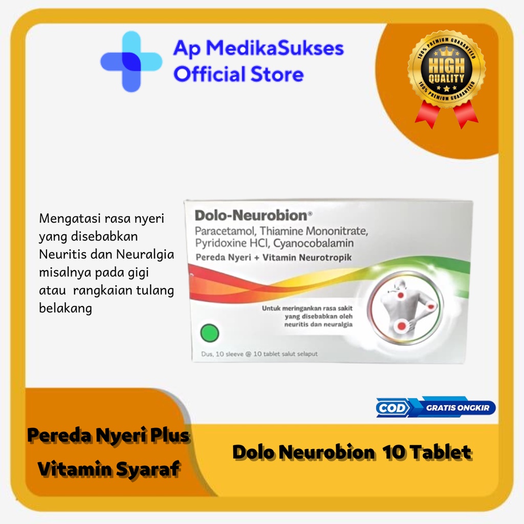 Jual Dolo Neurobion 1 Strip Isi 10 Tablet 5.0 223 Penilaian 1,2RB ...