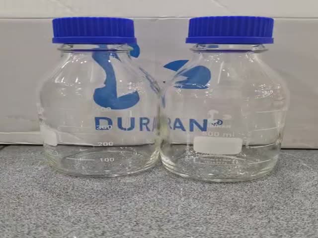Jual Schott Duran botol glass sampel 500ml | Shopee Indonesia