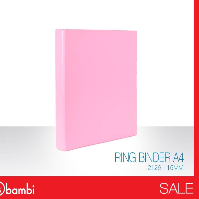 Jual Kirim Langsung YFRNL Bambi Ring Binder D-Type 2 Ring A4 mekanik 15 ...