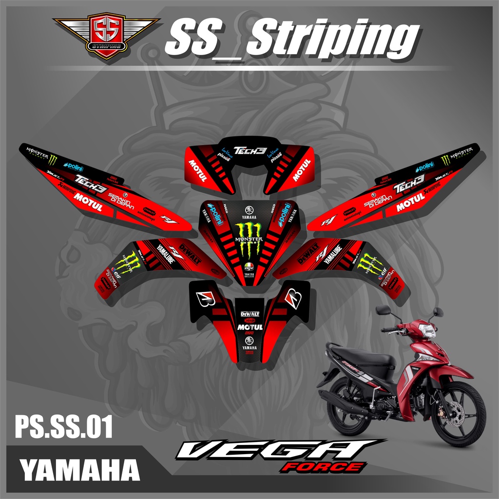 Jual Decal Sticker Full Body Vega Force Stiker Full Body Vega Force