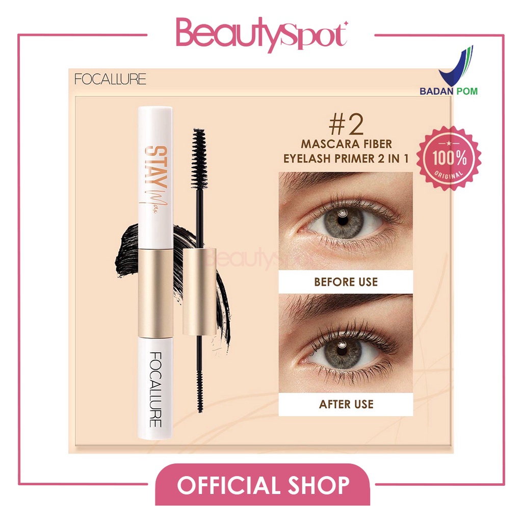 Jual Focallure FA160 Waterproof Mascara & Eyeliner 2 in 1 Shopee