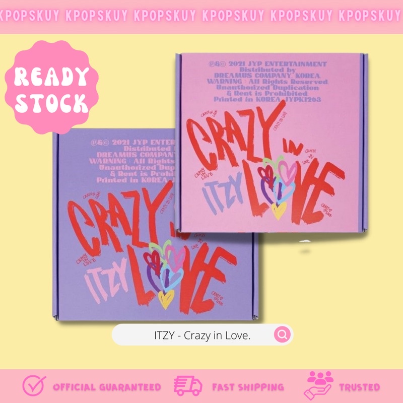 Jual Itzy Crazy In Love Album Sealed Shopee Indonesia