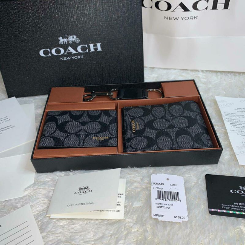 Coach new york discount wallet