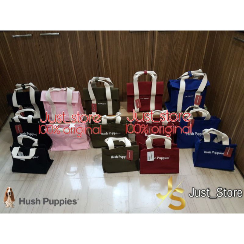 Jual Tas Hush Puppies Original Canvas Tote Bag / Canvas Flap Shopee