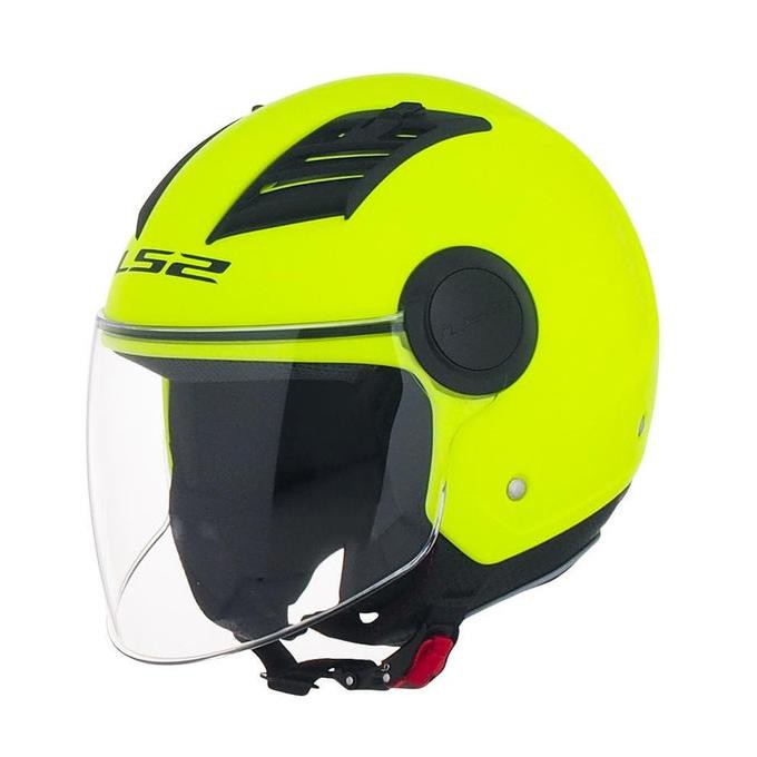 Jual Helm Half Face LS2 Airflow Long Solid OF562 Sangat Ringan Shopee