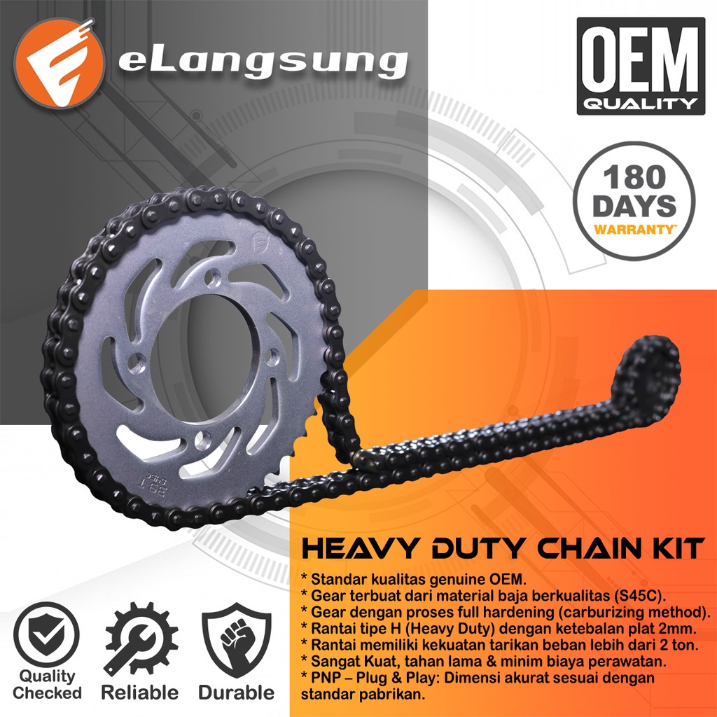 Jual Gear Set RX King BERGARANSI 180 Hari eLangsung Original [Norival