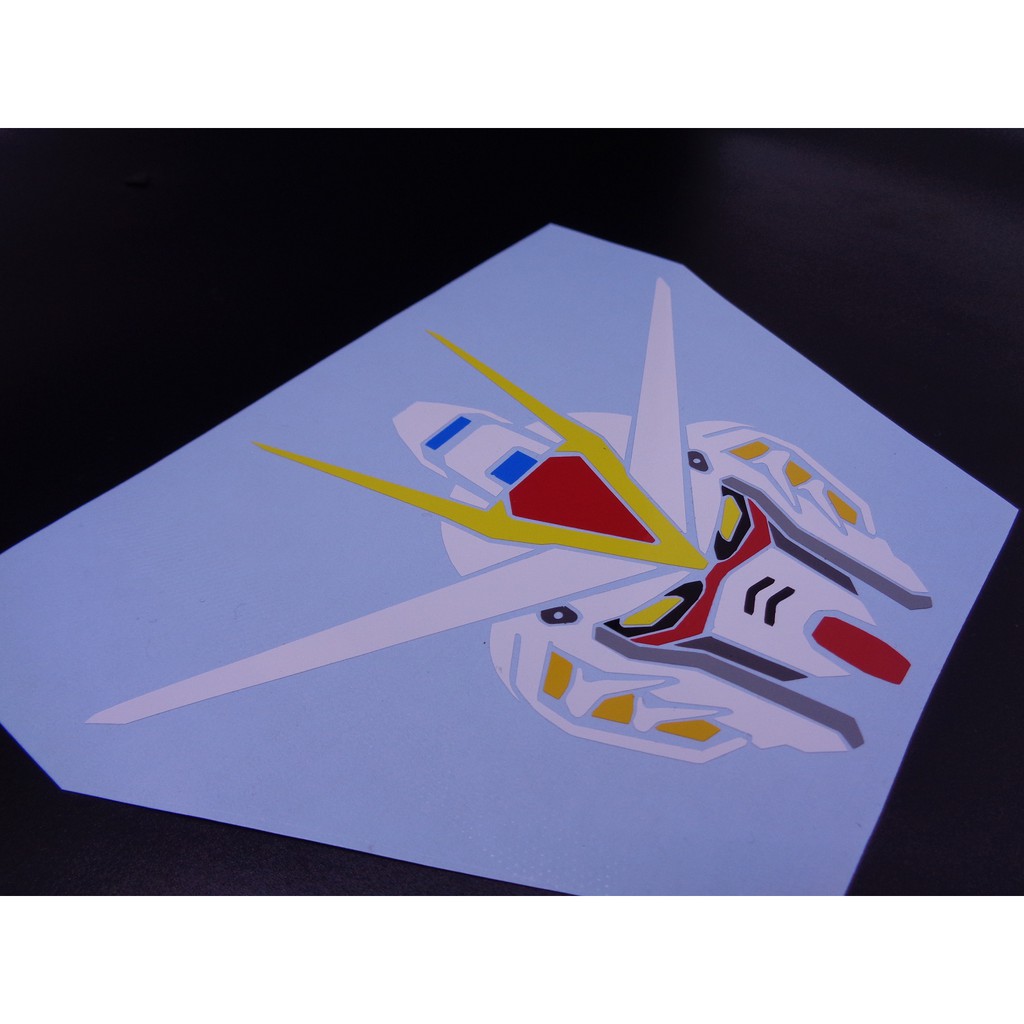 Jual Sticker Gundam Strike Freedom New Bandai Anime Manga | Shopee ...