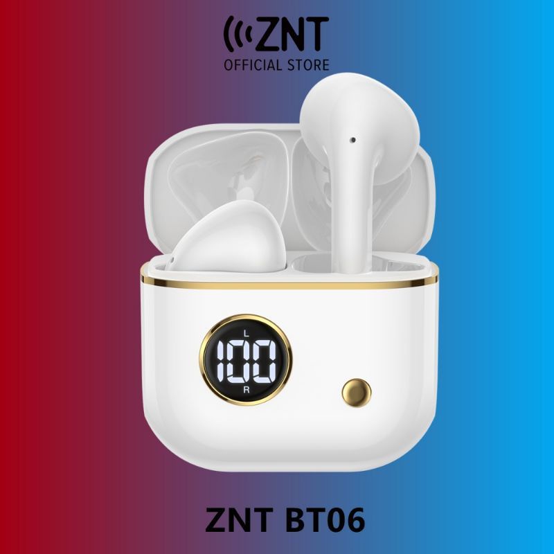 Jual ZNT BT06 TWS Wireless Earphone Bluetooth Original Shopee