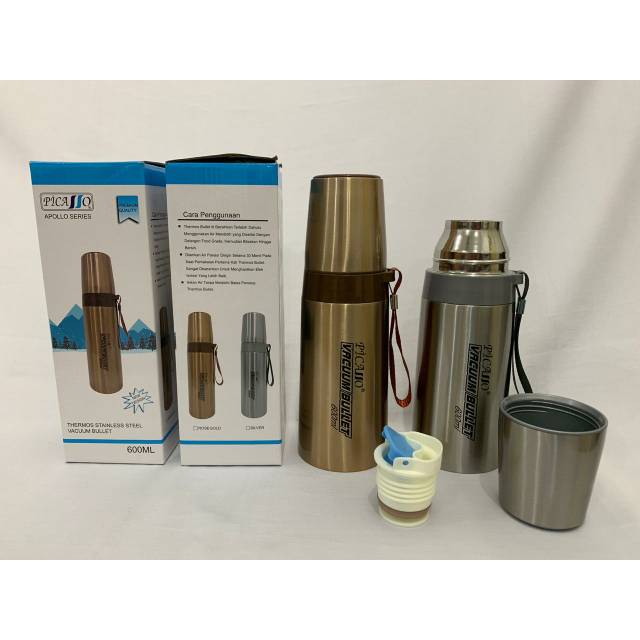 Jual Thermos air panas dingin / Termos air Apollo bulat stainless tahan