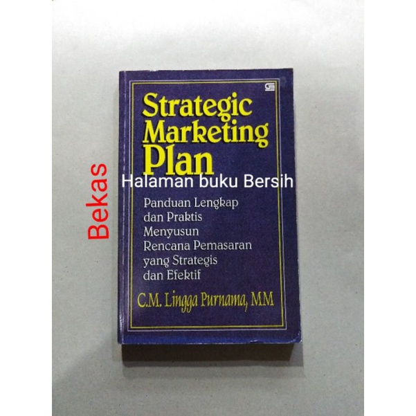 Jual Buku Strategic Marketing Plan Panduan Rencana Pemasaran Strategi ...