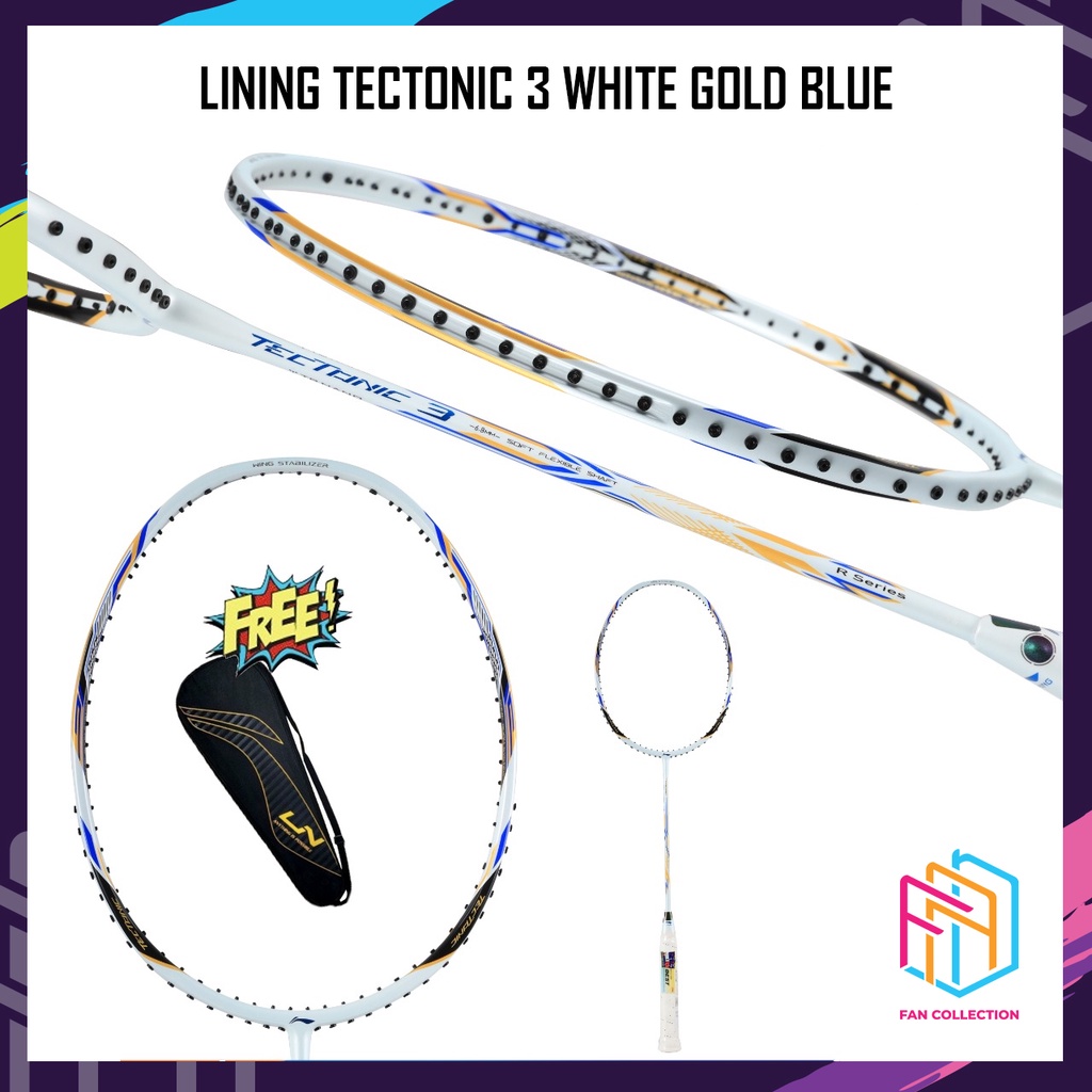 Jual LINING Tectonic 3 R Series 4U Raket Badminton Original | Shopee ...