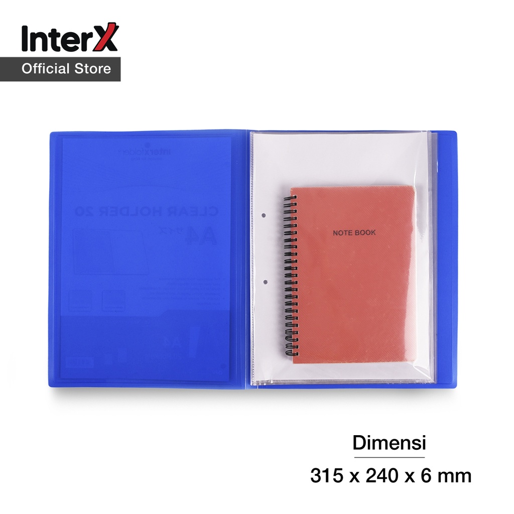 Jual InterX Folder Clear Holder / Document Keeper / Map Display Album ...