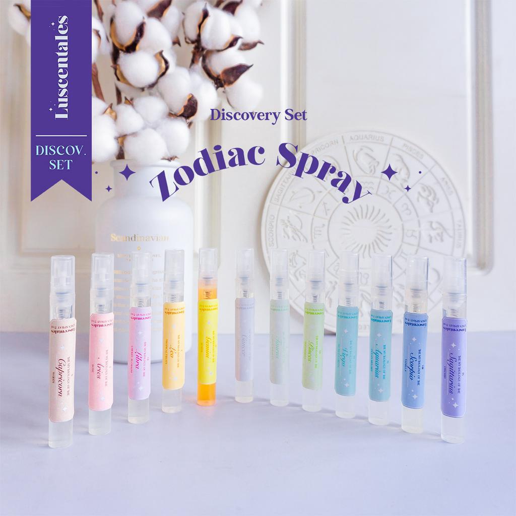 Jual Zodiac Spray Discovery Set Luscentales Scented Candles Shopee