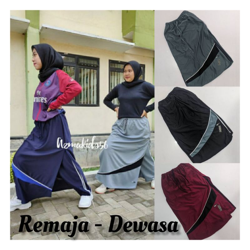 Jual Cod Rok Celana Muslimah Rok Celana Training Dewasa Rok