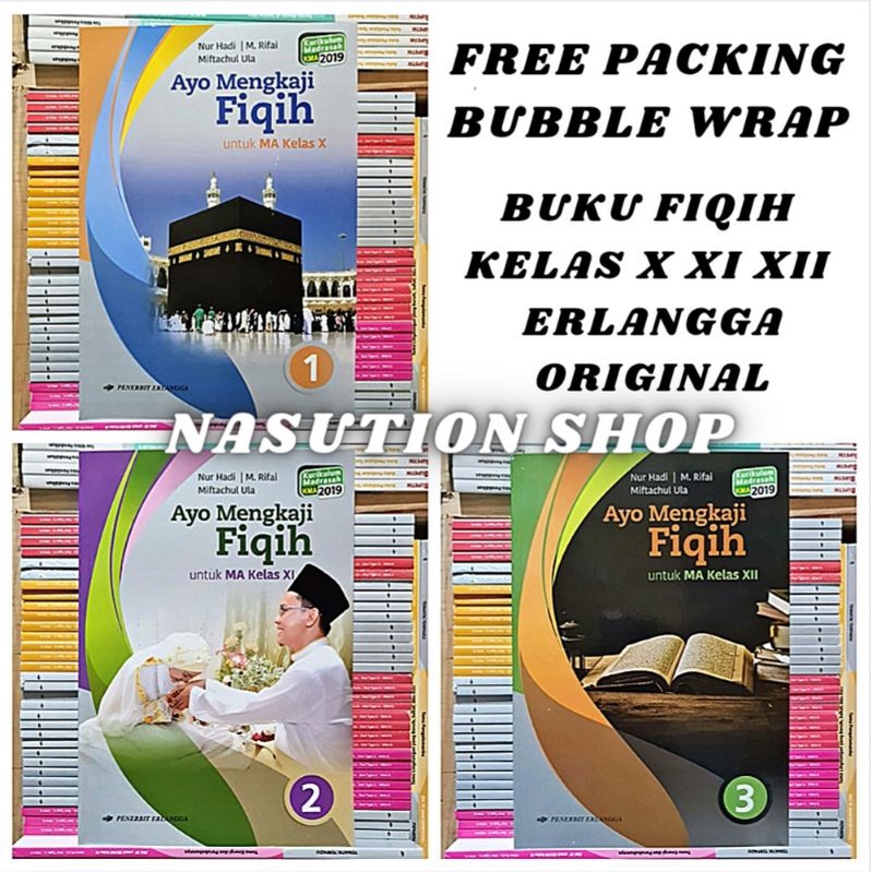 Jual Buku Ayo Mengkaji Fiqih Kelas 1 2 3 X Xi Xii Ma Erlangga Kma