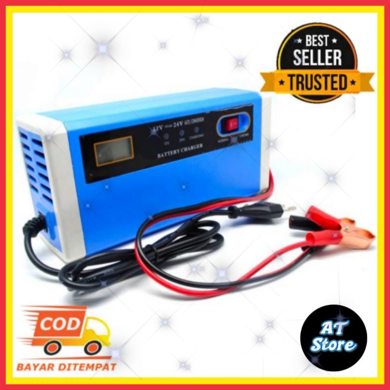 Jual [ORIGINAL 100%] CAS AKI MOBIL TRUK PORTABEL KUAT 12VOLT - 24VOLT