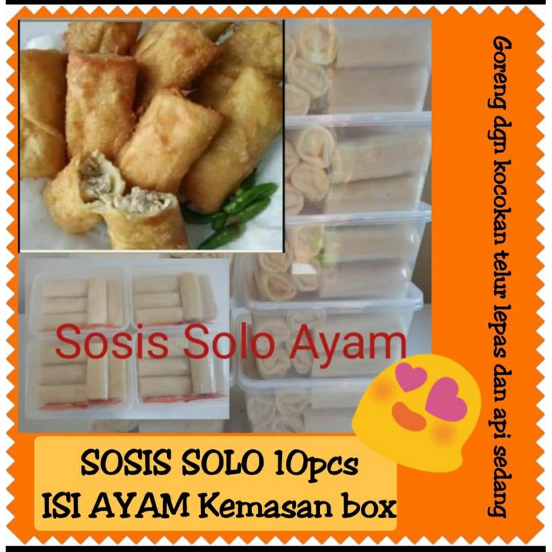 Jual Sosis Solo Ayam Suwir Isi 10pcs Frozen Shopee Indonesia