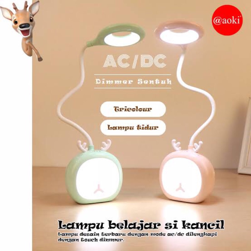 Jual Lampu Aoki Belajar Lampu Tidur Portable Shopee Indonesia