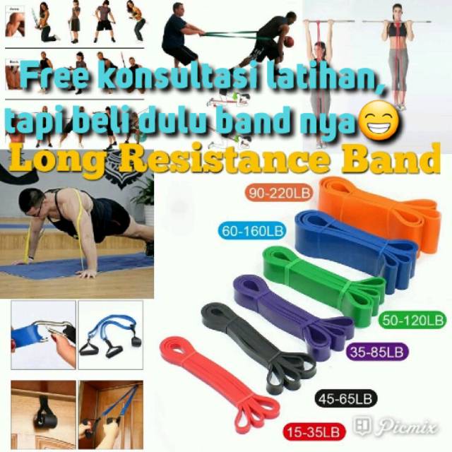 Jual Long resistance band bagian 1 Shopee Indonesia