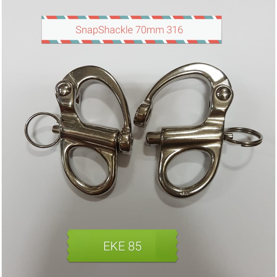 Jual Oem Stainless Steel Oval Hook & 2x Rotary Spring Snap Hooks [2 Pcs] Di  Seller Homyl - Shenzhen, Indonesia