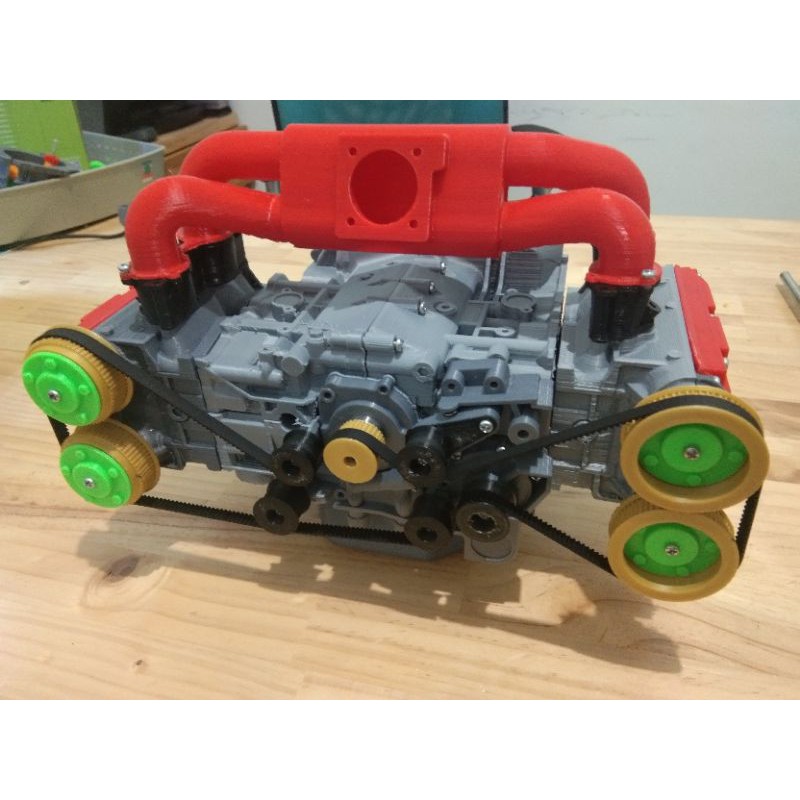 Jual engine subaru 4 silinder flat 3d printed | Shopee Indonesia