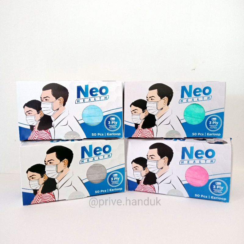 Jual Masker Neo Earloop 3PLY | Shopee Indonesia