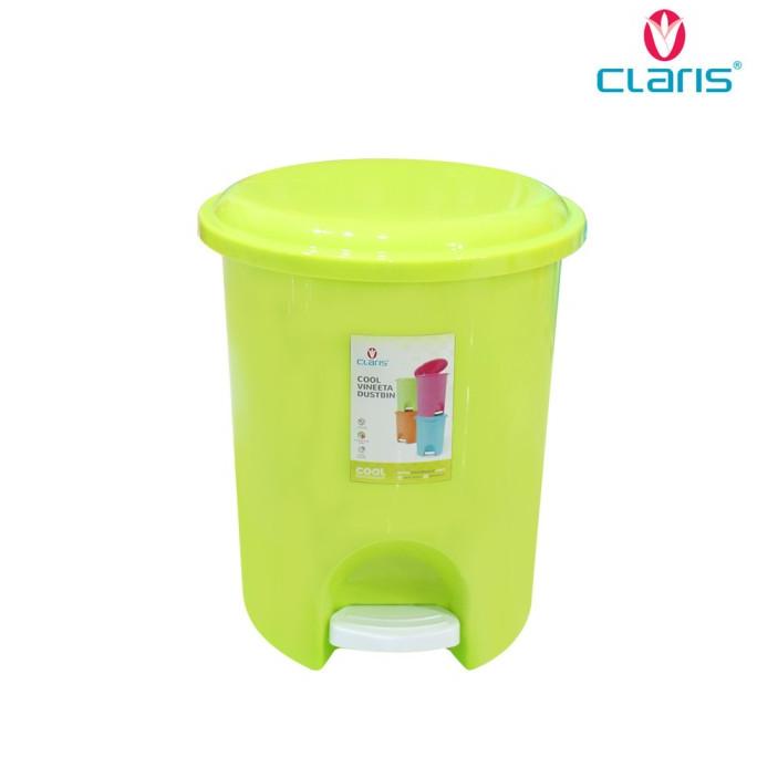 Jual Claris Tempat Sampah Injak Vineeta Dustbin 1167 Green Shopee