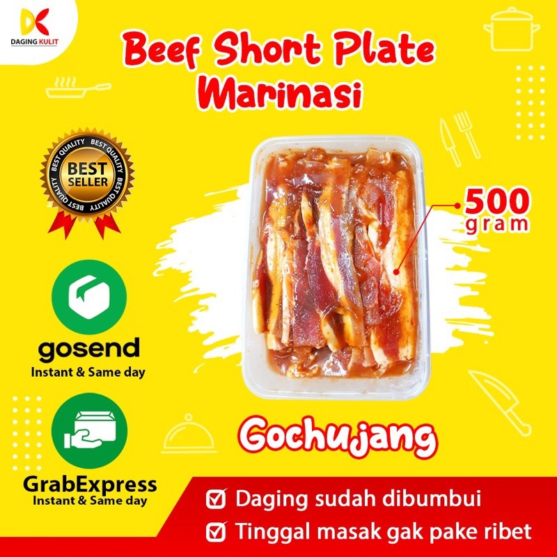 Jual Beef Short Marinasi Daging Slice Marinasi Daging Sapi Marinasi