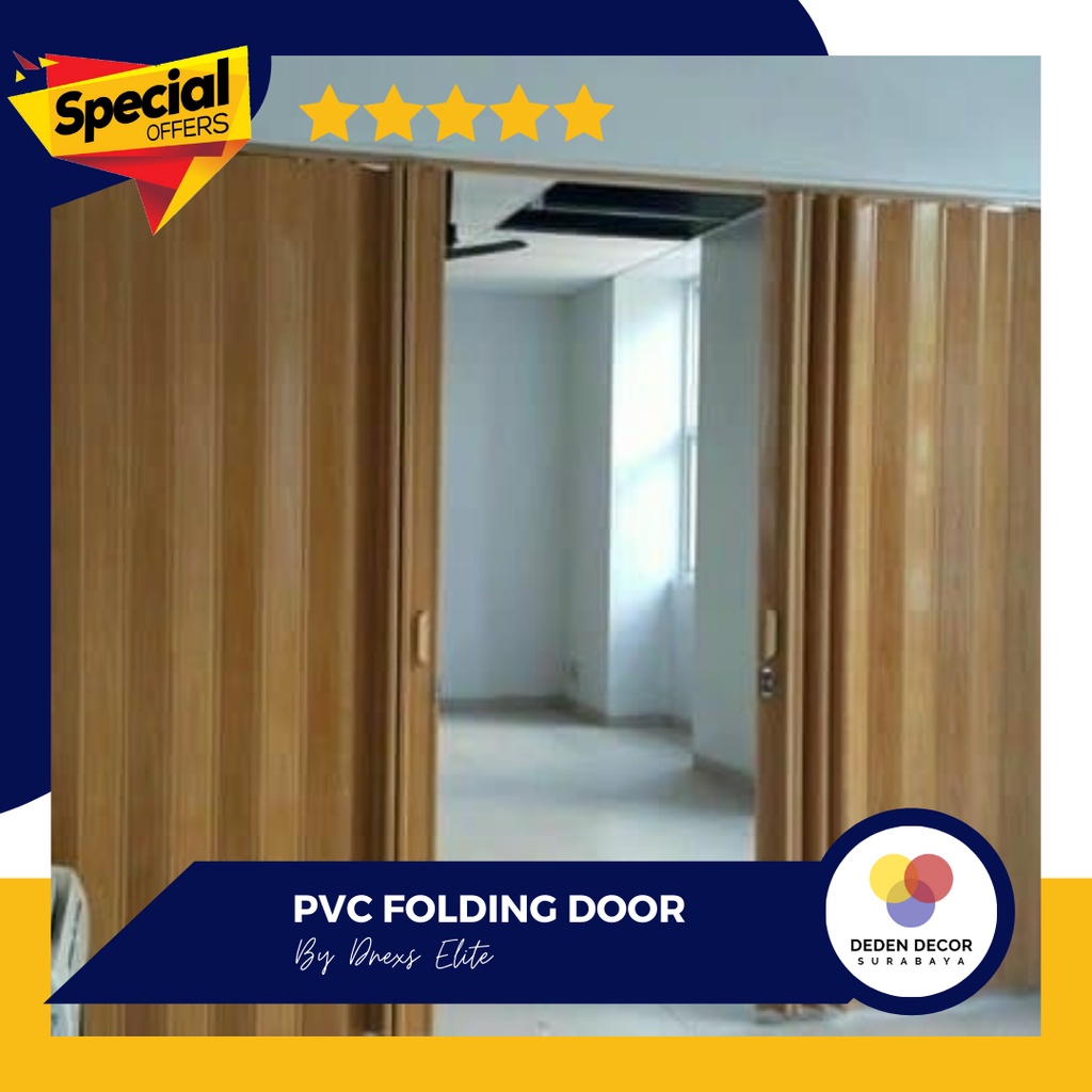 Jual Pintu Lipat Pvc Folding Door Murah Surabaya Shopee Indonesia