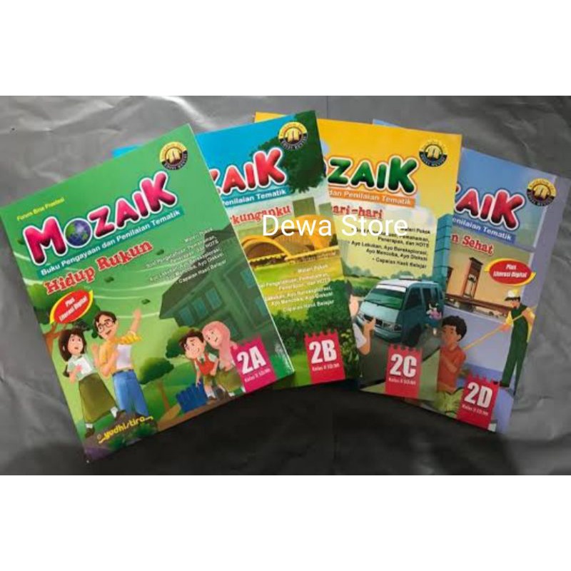 Jual Buku Mozaik Tematik Kelas 2 / Paket | Shopee Indonesia