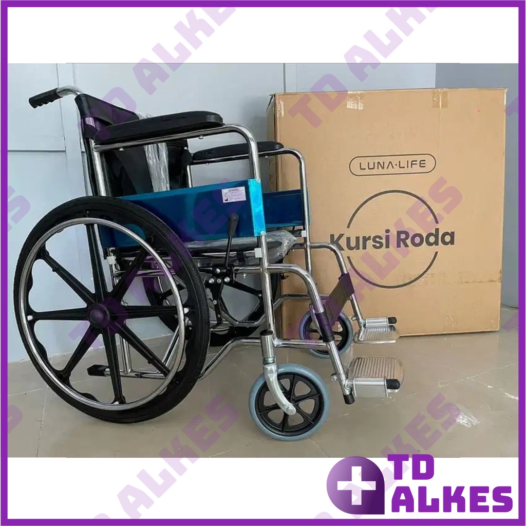 Jual Kursi Roda Standard Velg Racing Alat Bantu Jalan Gerak Luna Life ...