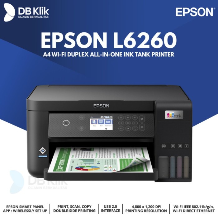 Jual Printer Epson L6260 A4 Wi Fi Duplex All In One Epson L6260 Ink Tank Shopee Indonesia 2232
