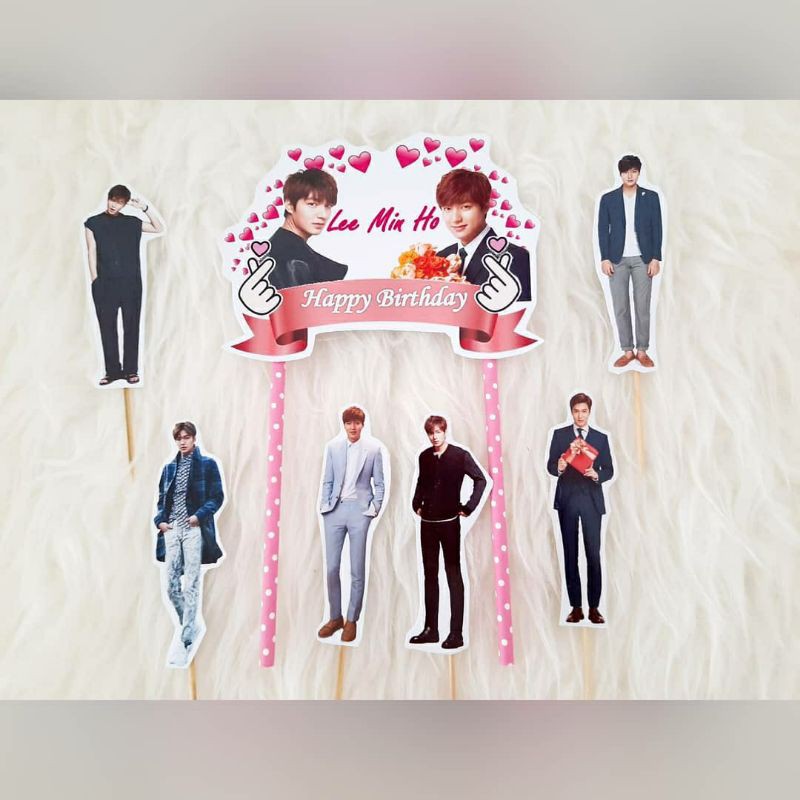 Jual Topper lee min ho topper ulang tahun topper happy birthday topper ...