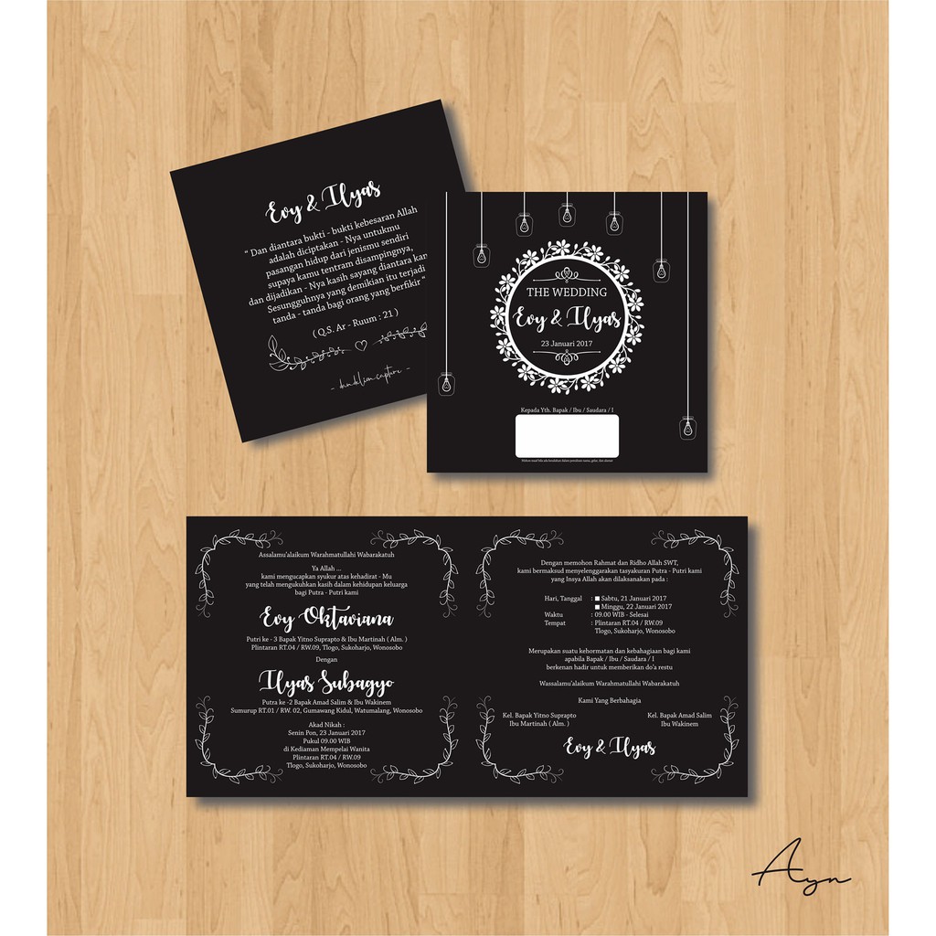 Jual Desain Undangan Pernikahan ( SOFT FILE ) | Shopee Indonesia