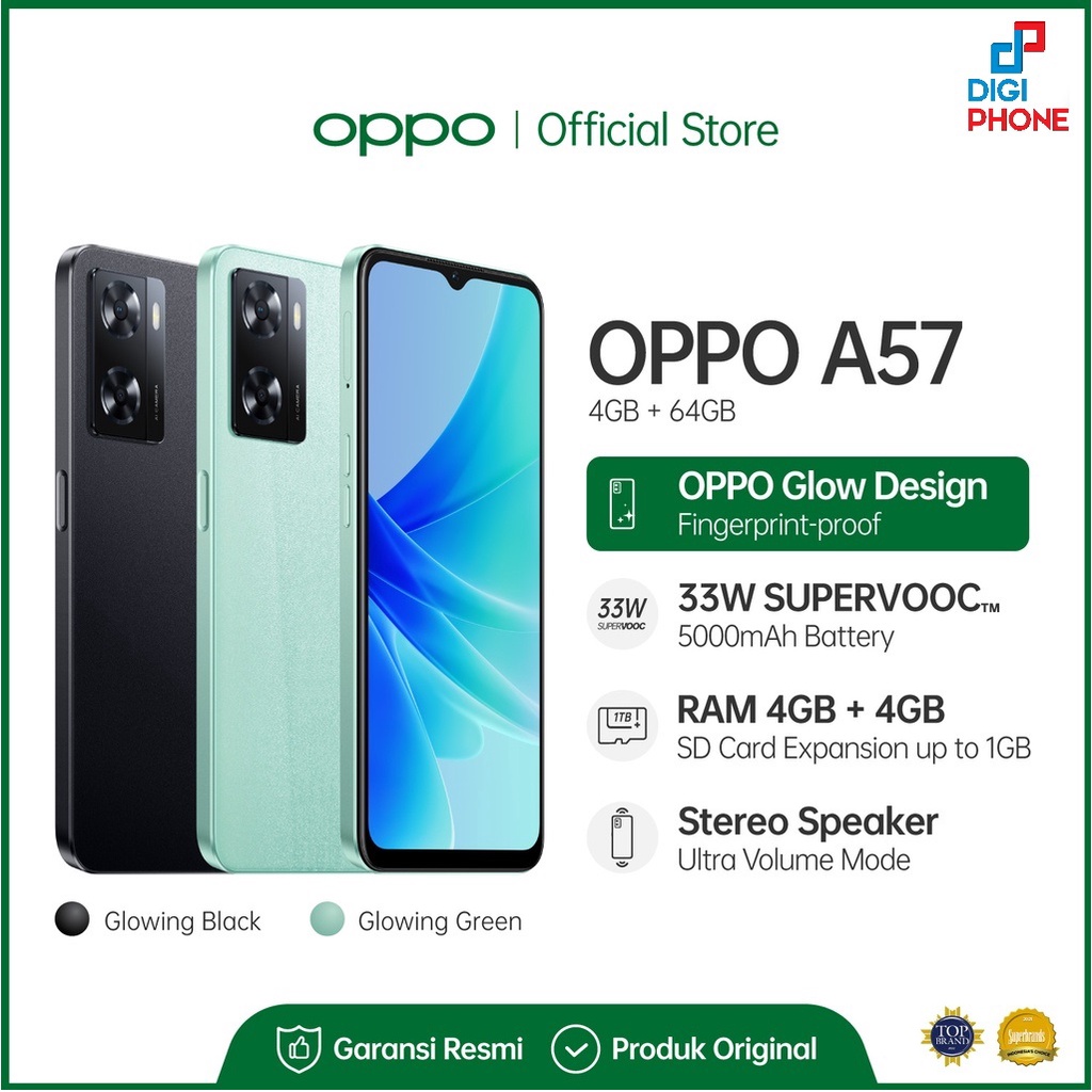 Jual Oppo A57 (2022) (Garansi Resmi OPPO Indonesia) | Shopee Indonesia