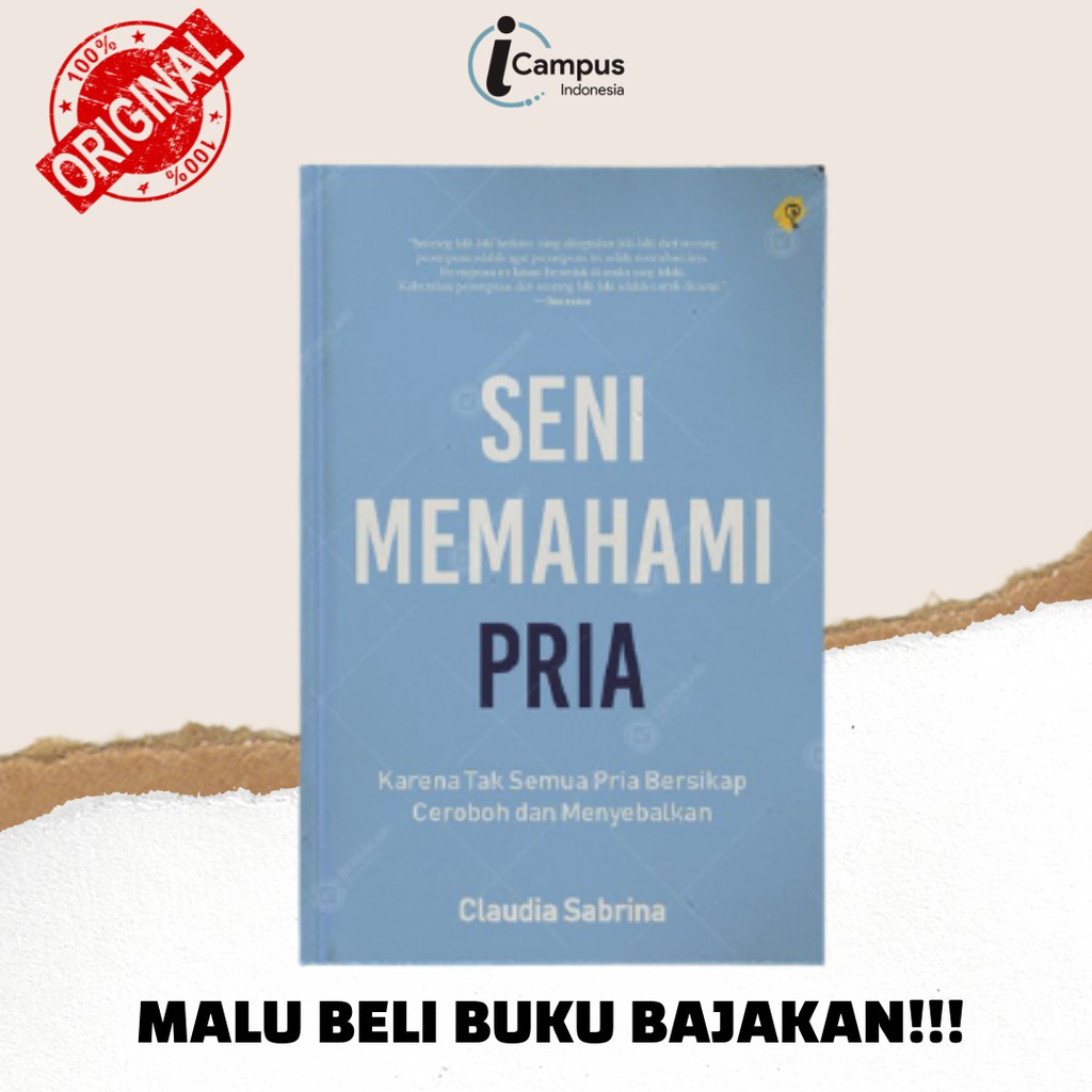 Jual BUKU: SENI MEMAHAMI PRIA - Claudia Sabrina | Shopee Indonesia