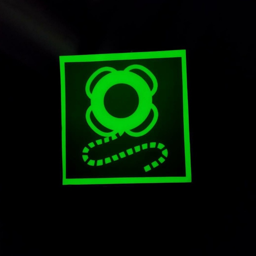 Jual STIKER SAFETY SIGN WITHOUT TEXT LIFEBUOY WITH LINE / STIKER GLOW ...