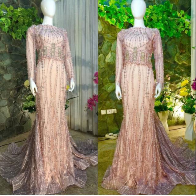 Jual Wedding dress baju pengantin gown baju pesta gaun pengantin simple ...