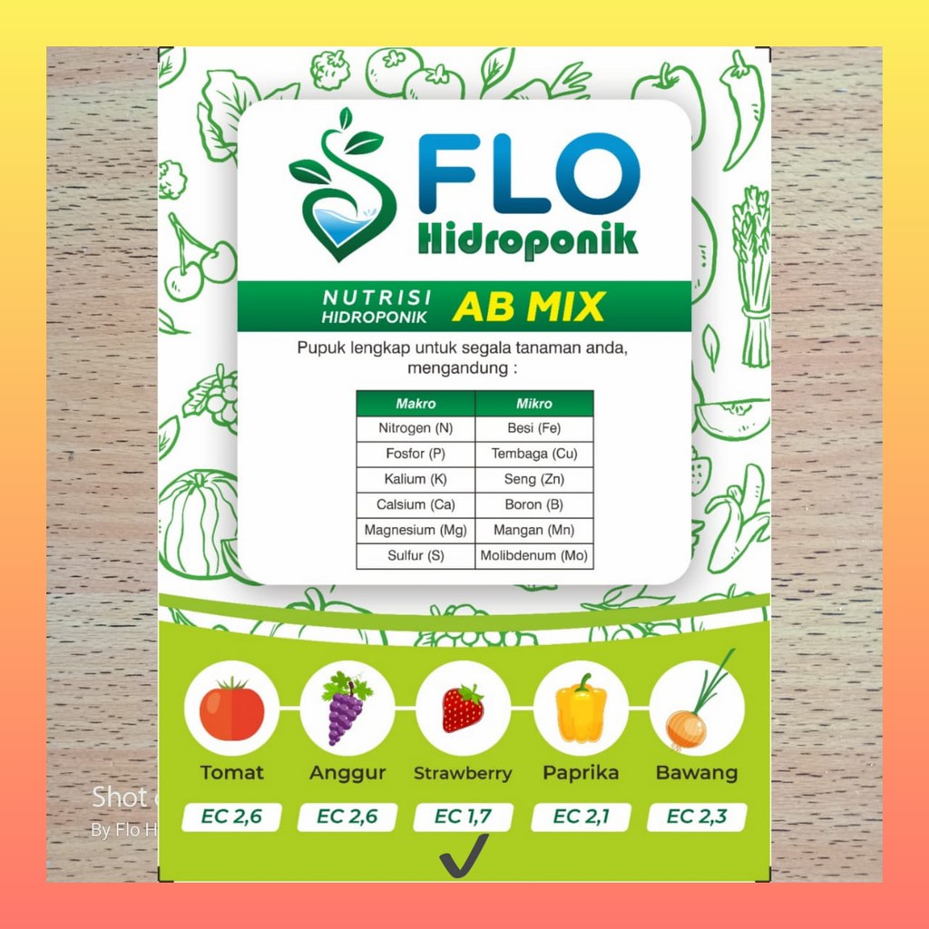 Jual Nutrisi AB Mix Strawberry Flo Hidroponik 1 Liter A & 1 Liter B ...