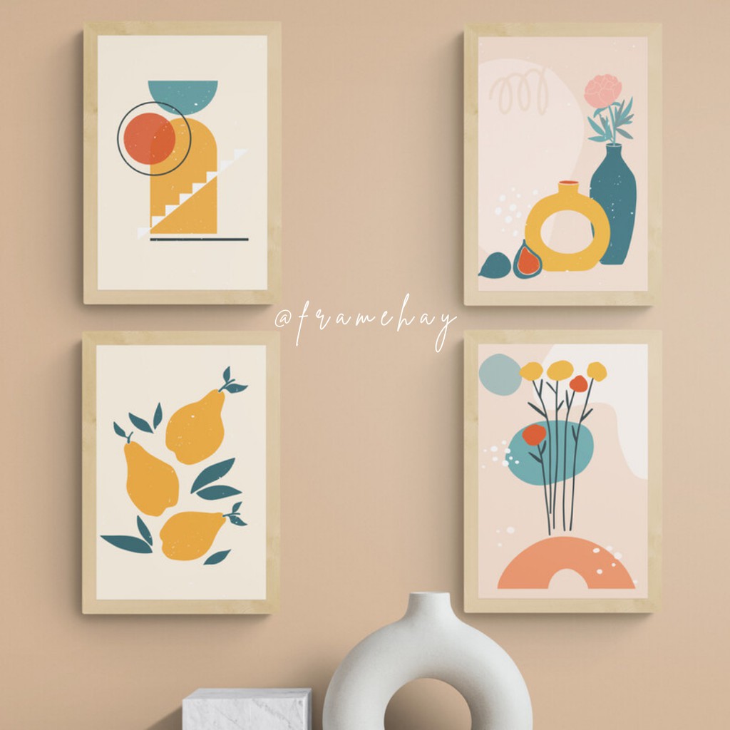 Jual PART 1 Hiasan Dinding Wall Decor Boho Abstract 20x30cm Dekorasi ...