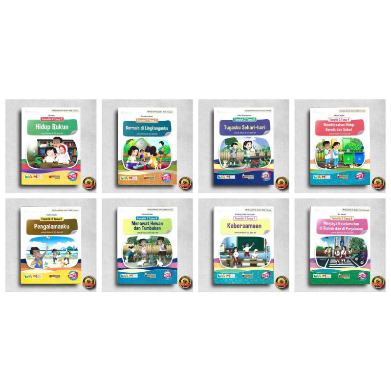 Jual Paket Tematik Platinum Kelas 2 SD Tema 1 2 3 4 5 6 7 8 HOTS AKM ...