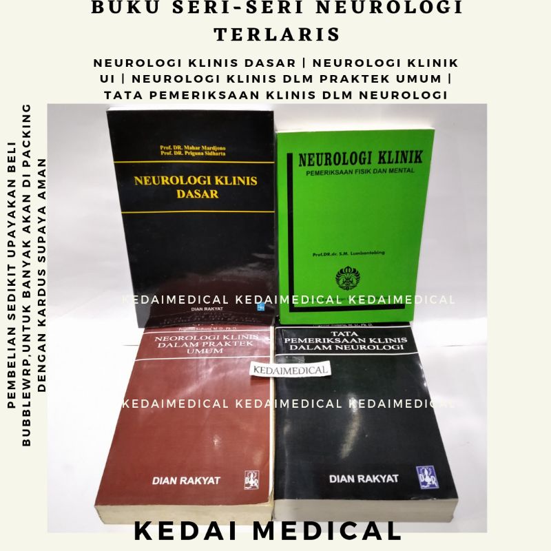 Jual PROMO BUKU SERI-SERI NEUROLOGI (neurologi Klinik,neurologi Klinis ...