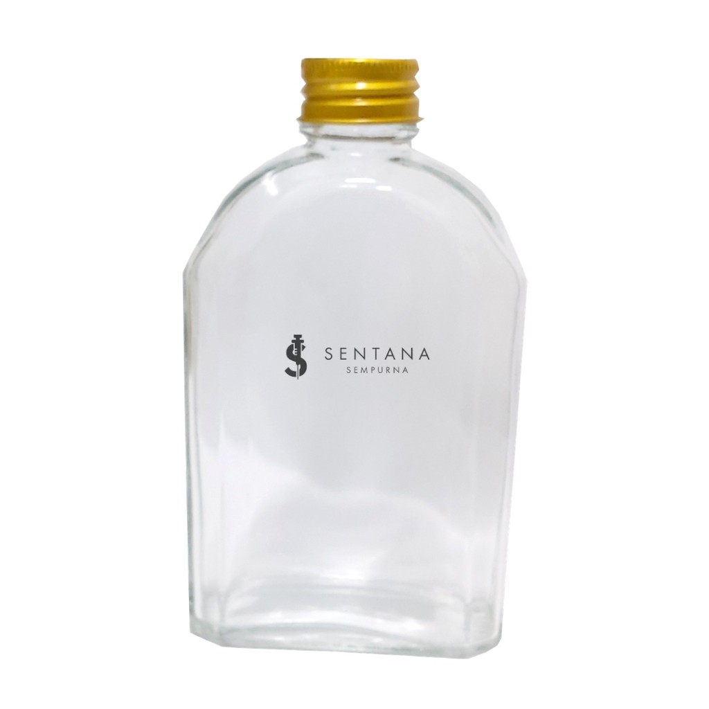 Jual BOTOL KACA GEPENG 250 ML | KEMASAN KOPI SUSU | Shopee Indonesia