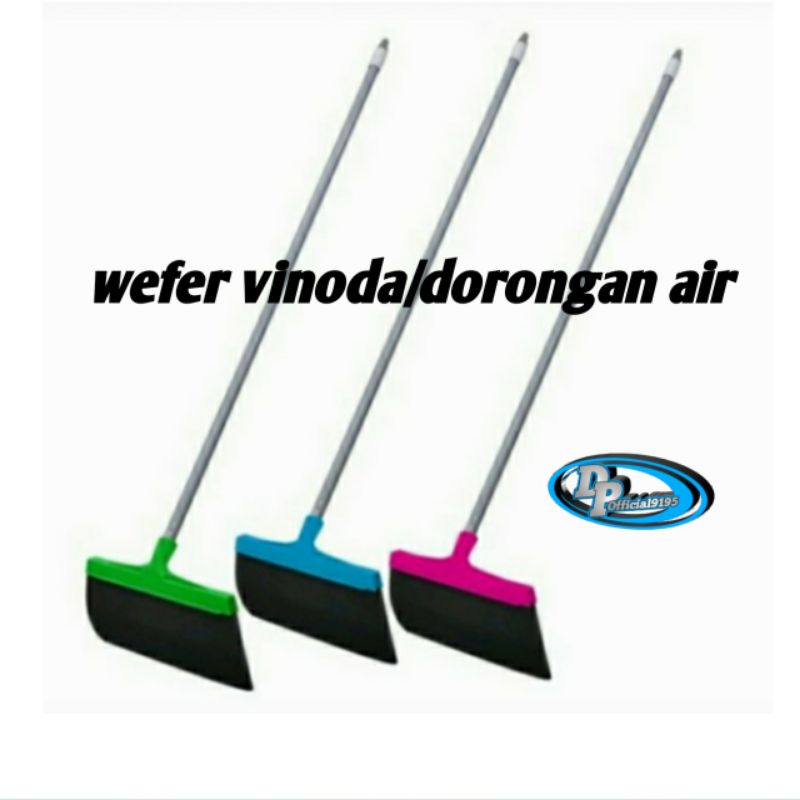 Jual Wifer Lantai Vinoda Gagang Besi Dorongan Air Karet Pel Lantai