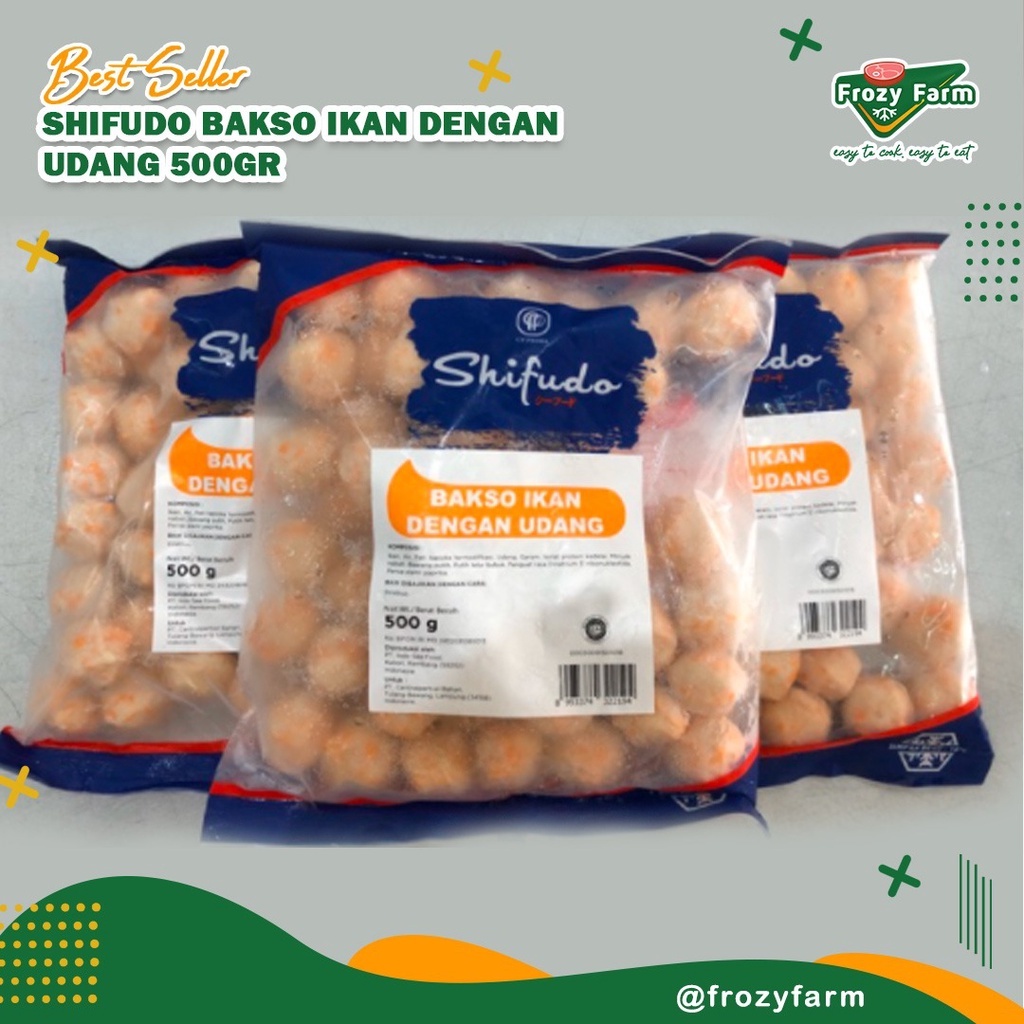 Jual Shifudo Bakso Ikan Dengan Udang 500 Gram Shopee Indonesia